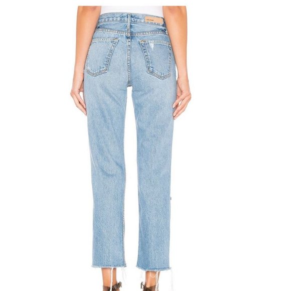 GRLFRND Helena High-Rise Straight Crop Jean - Picture 2 of 2